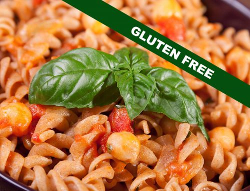 Fusilli de Garbanzos con Tomate y Albacha (sin glutine)